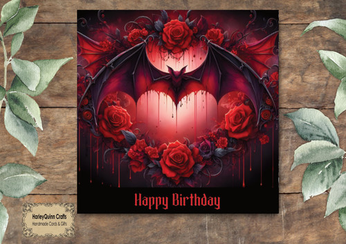 Got 227 gothic birthday - birthday, card