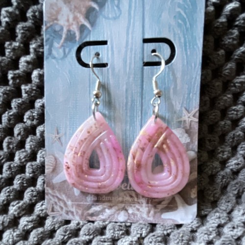 Handmade polymer clay pink - handmade,