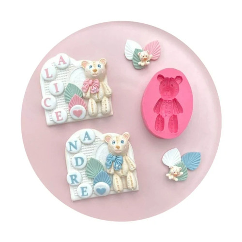 Silicone mould cute - mould, bear