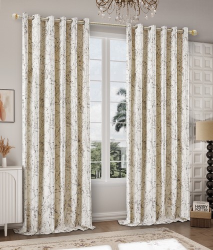 Crushed velvet curtains pair - crushed,