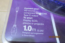 HDMI cable Type A to Type C