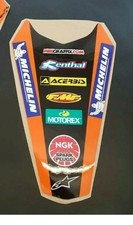 KTM EXC SX XC 2004-2007 REAR MUDGUARD REAR FENDER DECAL GRAPHIC STICKER.