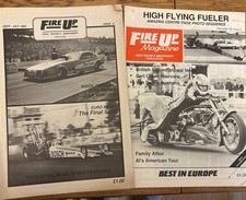 Drag Racing Fire Up Sep/Oct 1989 issue 4 + Mar/Apr 1991 issue 13 