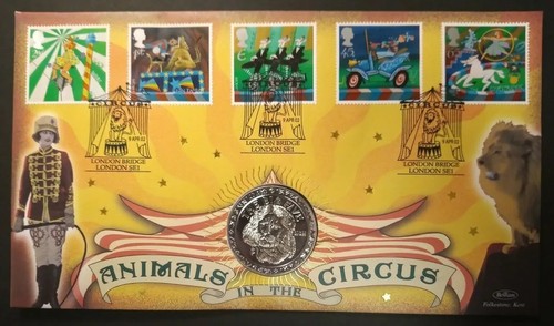2002 circus animals coin - animals,