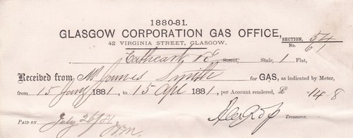 Glasgow corporation gas - glasgow,