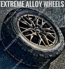 18" Bronze Gtx Alloy Wheels Fits Volkswagen Crafter 5 Stud + All Terrain Tyres