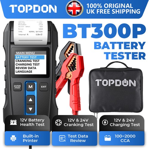 Topdon bt300p car 12v 24v - car,