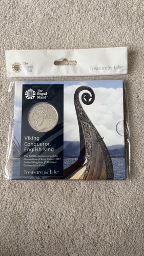 2017 royal mint king canute - king,