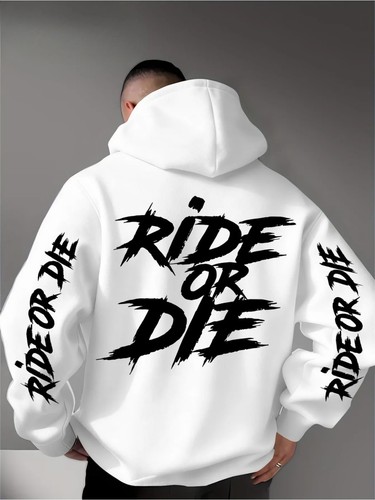 Men graphic print hoodie - men's,