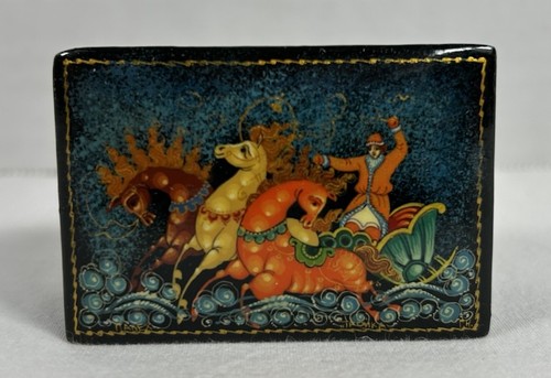 Russian lacquer miniature - russian,