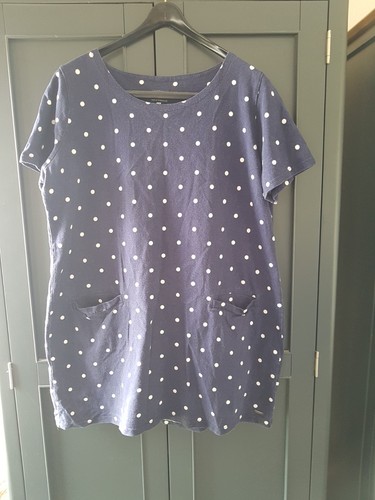 Joules navy with - spots, tunic