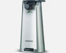 Kenwood Electric Can Opener Silver 3-in-1 Knife Sharpener & Bottle Opener Silver