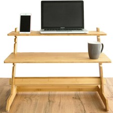 Natural Bamboo Standing Desk