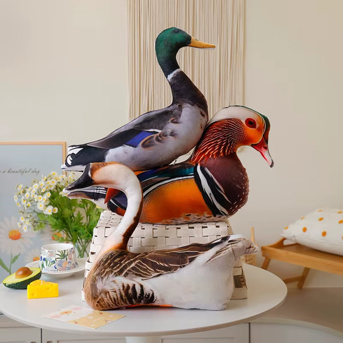 Realistic bird pillow - realistic,
