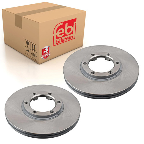 Pair front brake disc fits - brake,