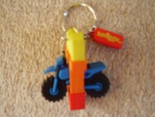 CHILDREN'S KIDs SMIGGLE BIKE TOY key-holder ,Motorcycle Key Chain- ring