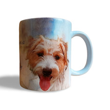 Parsons Jack Russell Dog Mug, Large Coffee Mug / Coaster