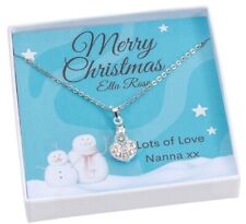 Girls Teenagers Christmas Stocking Filler Kids Teen Necklace Personalised Gift
