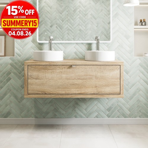1100mm double countertop - 1100mm,