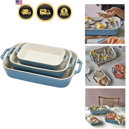 Ceramic rectangular - ceramic, 3-pc