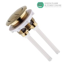 Brushed Brass Gold Toilet Push