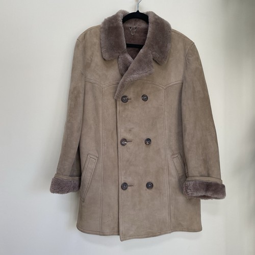 Men vintage sheepskin - vintage,
