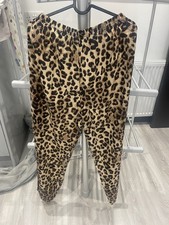 Womens Ladies New Cuffed Trousers Size L