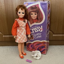 Very Rare Working Ideal Crissy Doll With A Swirla Curler In Original Box 1970s