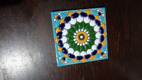 Ceramic tile coaster square - tile,