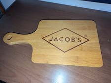 Jacobs Crackers Cheese Serving Chopping Wooden Platter Board