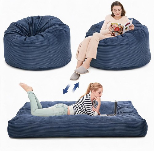 Large bean bag chair bed - bean,