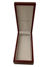 Hot Diamond's Jewellery Box EMPTY for Necklace and Earrings Wood Look