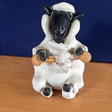 Saltford Pottery Sheep Figure Made In England
