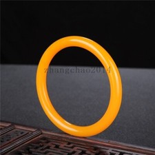 Yellow Jade Bangle Bracelet