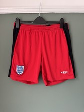 England Football National Team Tailored By Umbro Red Training Shorts Medium Mens