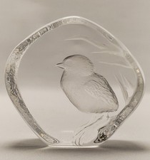 Mats Jonasson Sweden Lead Crystal Paperweight (9195) 