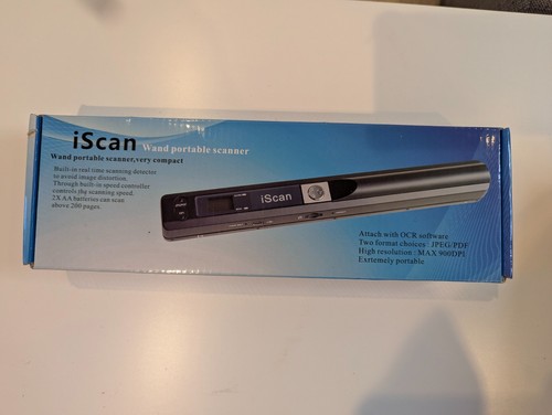 Iscan 900dpi portable handheld - 900dpi,