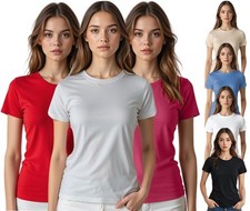 3,5,7 Pack Womens Plain T