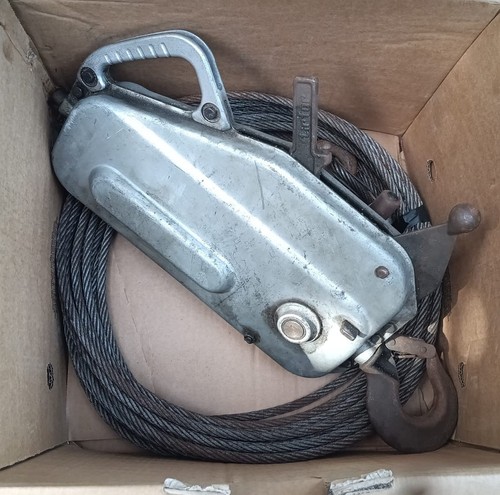 Tirfor tu16 winch with - with, steel