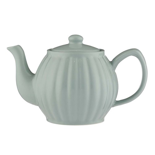 Stoneware teapot duckegg - stoneware,