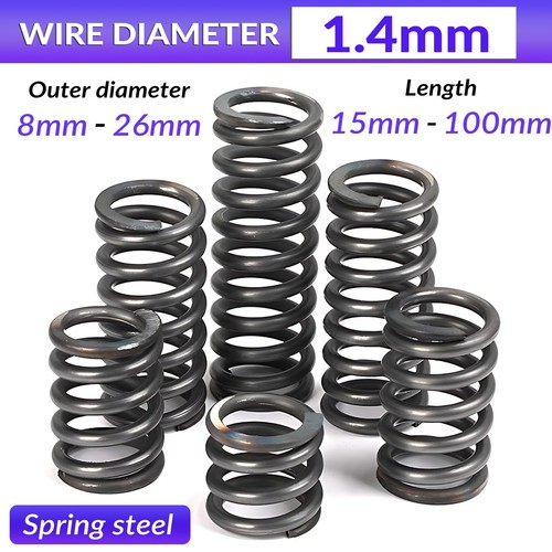 Compression spring 4mm wire - spring, 1.4mm