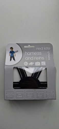 Red kite harness and - and, reins