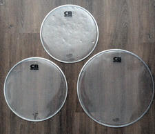 Remo CB Drums Used Tom Heads - 12" High, 13" Mid, 16" Floor