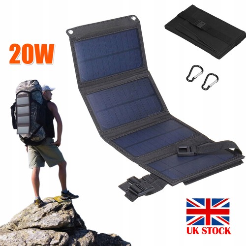 Foldable solar panel 20w - foldable,