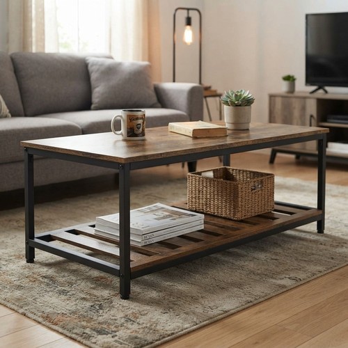 Industrial coffee table - coffee,