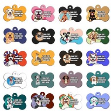 Personalised dog tag double - dog,