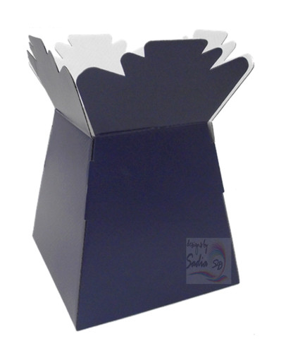 Navy blue living vases - navy,