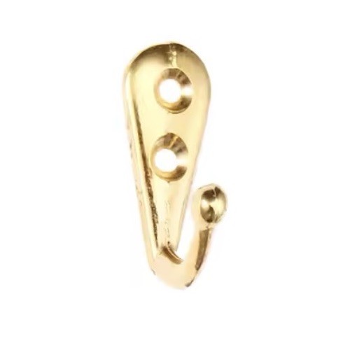 Brass robe coat hooks - robe, wall