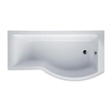 Ideal Standard Concept P-Shaped Shower Bath & Screen 1700mm x 900mm RH