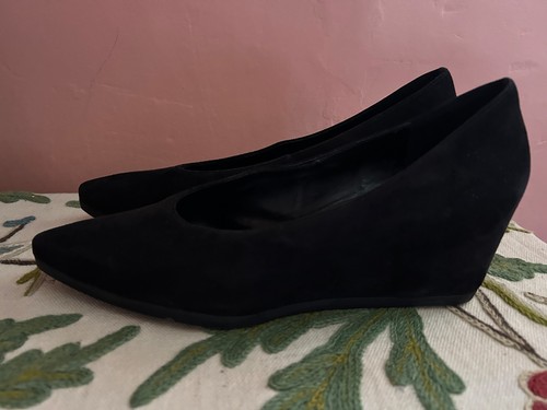 Hogl black suede shoes - black,
